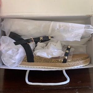 Womens studded sandals